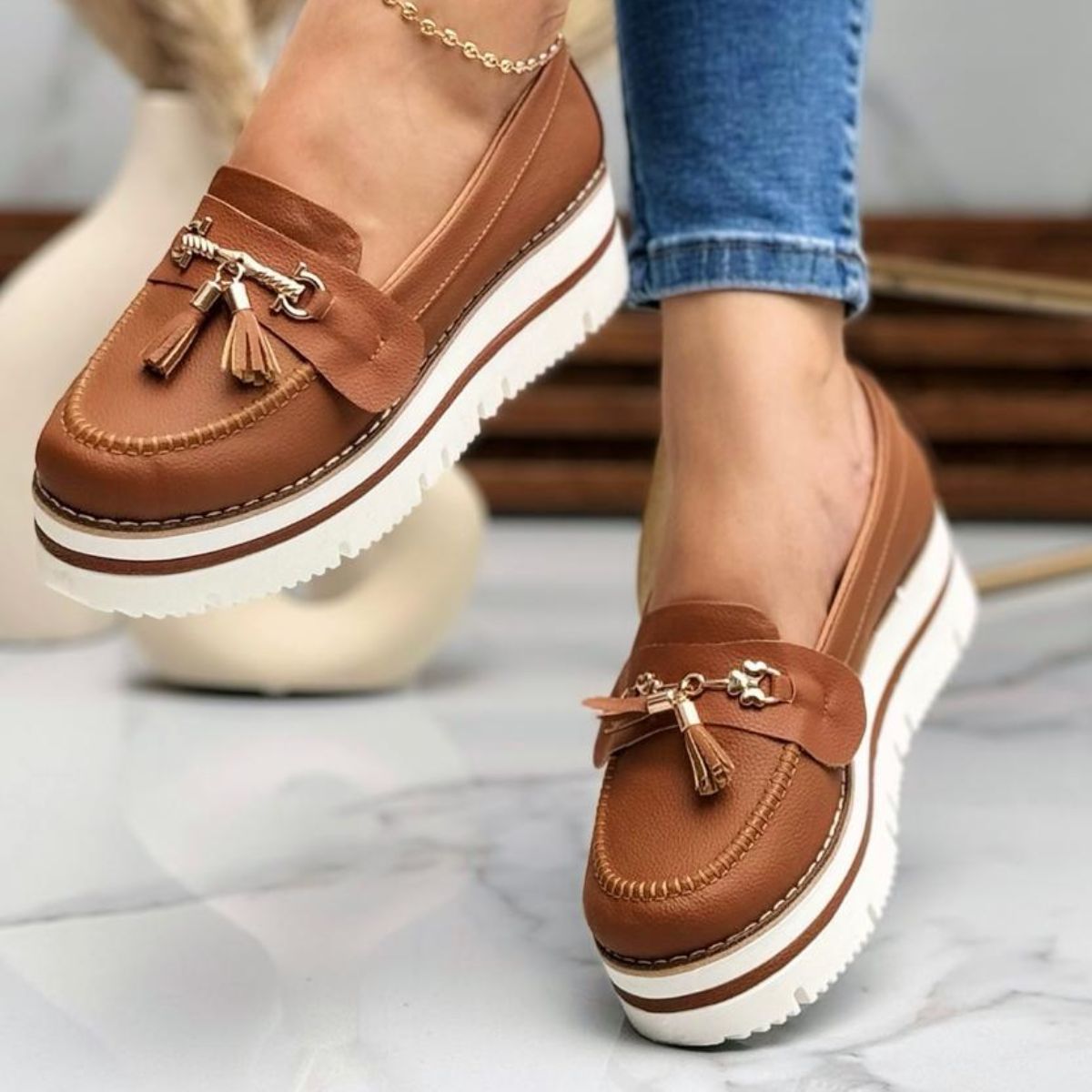 Zapatilla Doble Piso