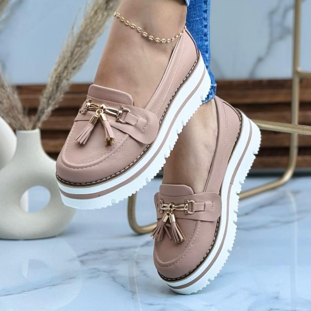 Zapatilla Doble Piso